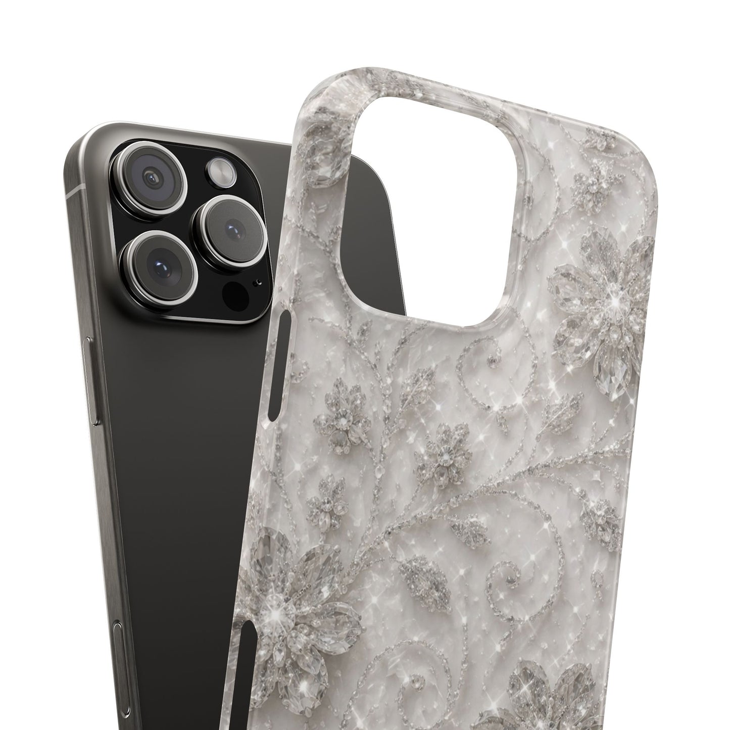 Glittery Floral Case