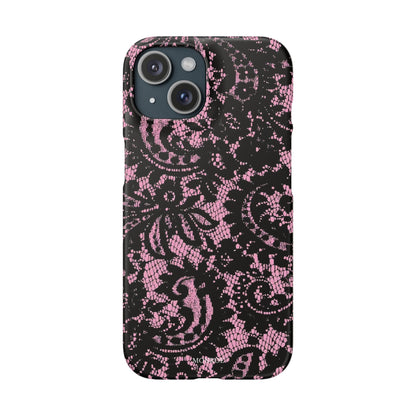 Pink Lace Pattern Case