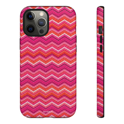 Pink Zigzag Tough Case