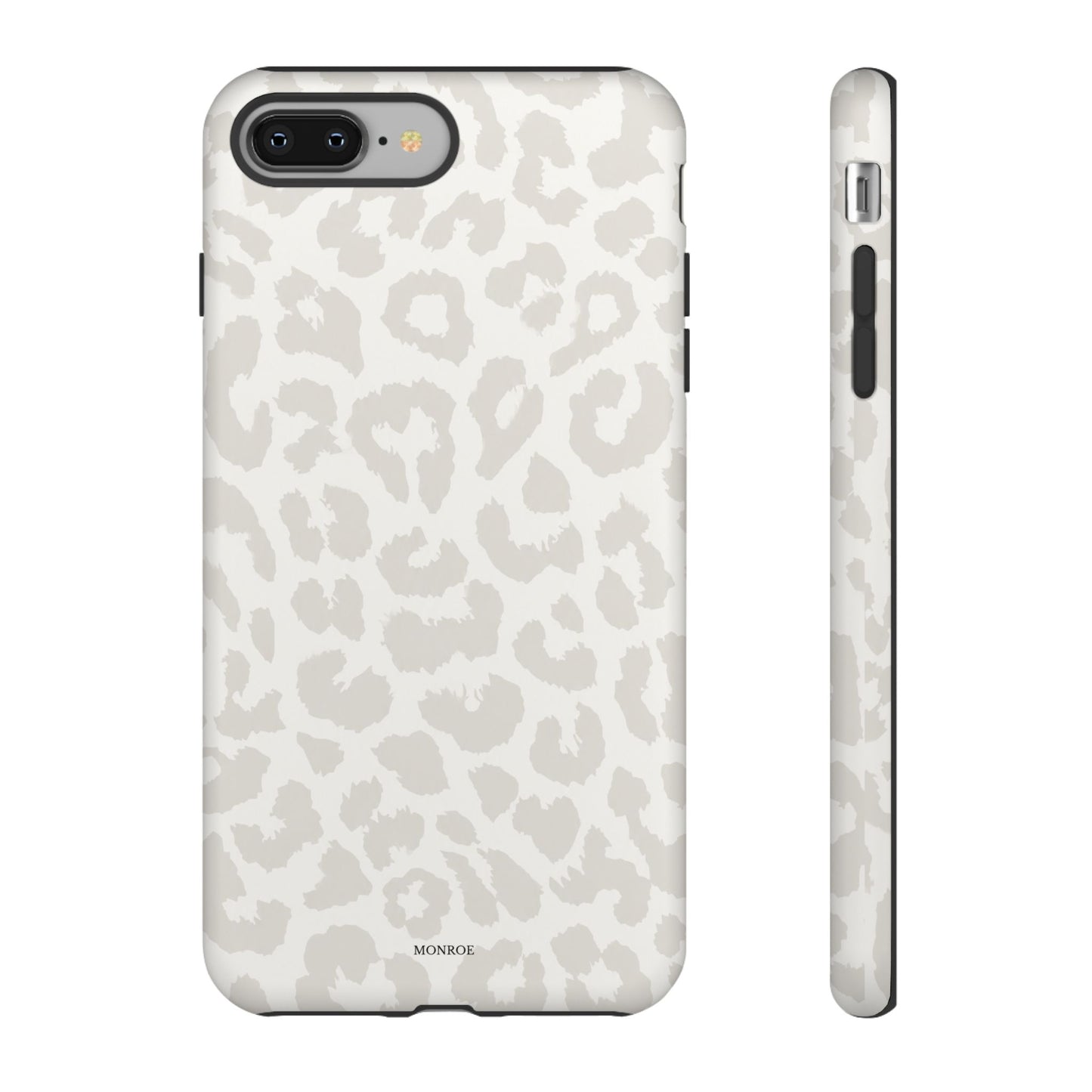 White Leopard Print Tough Case