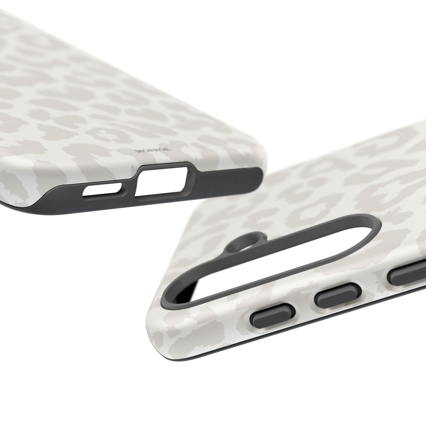 White Leopard Print Tough Case