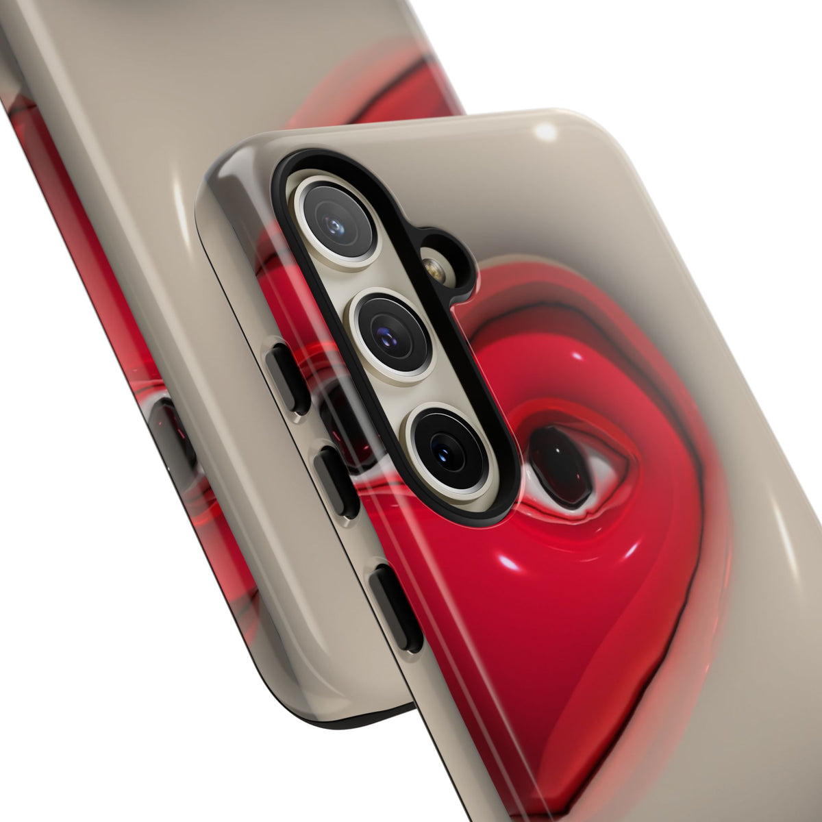 Red Heart Eyes Tough Case