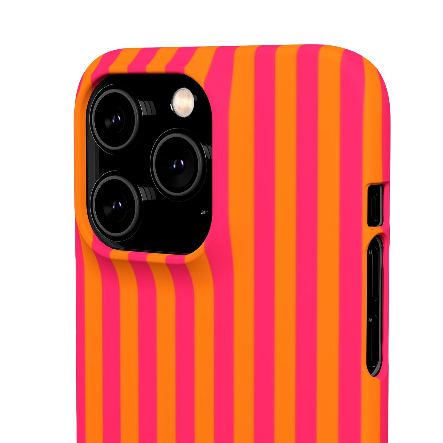 Striped Orange & Pink Case