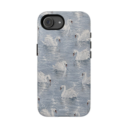 Swan Pattern Tough Case