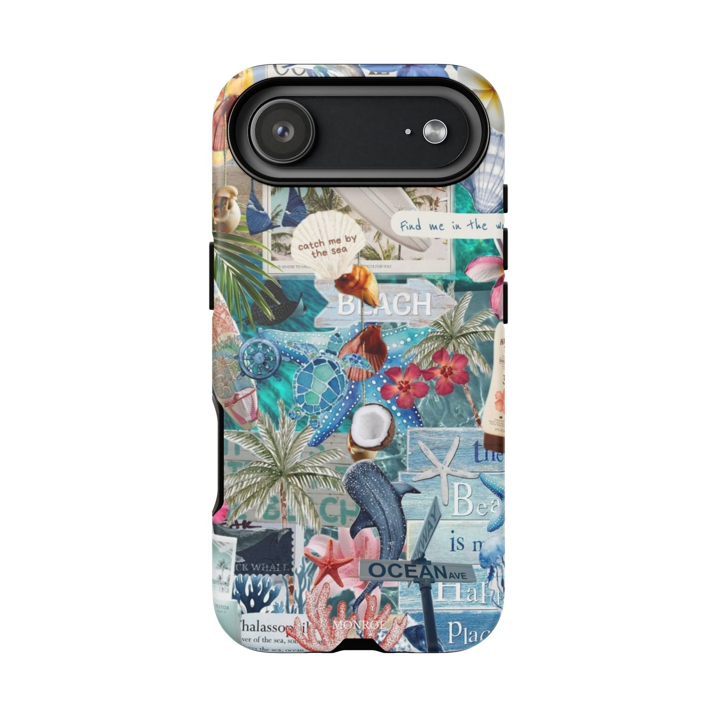 Tropical Beach Collage Tough Case