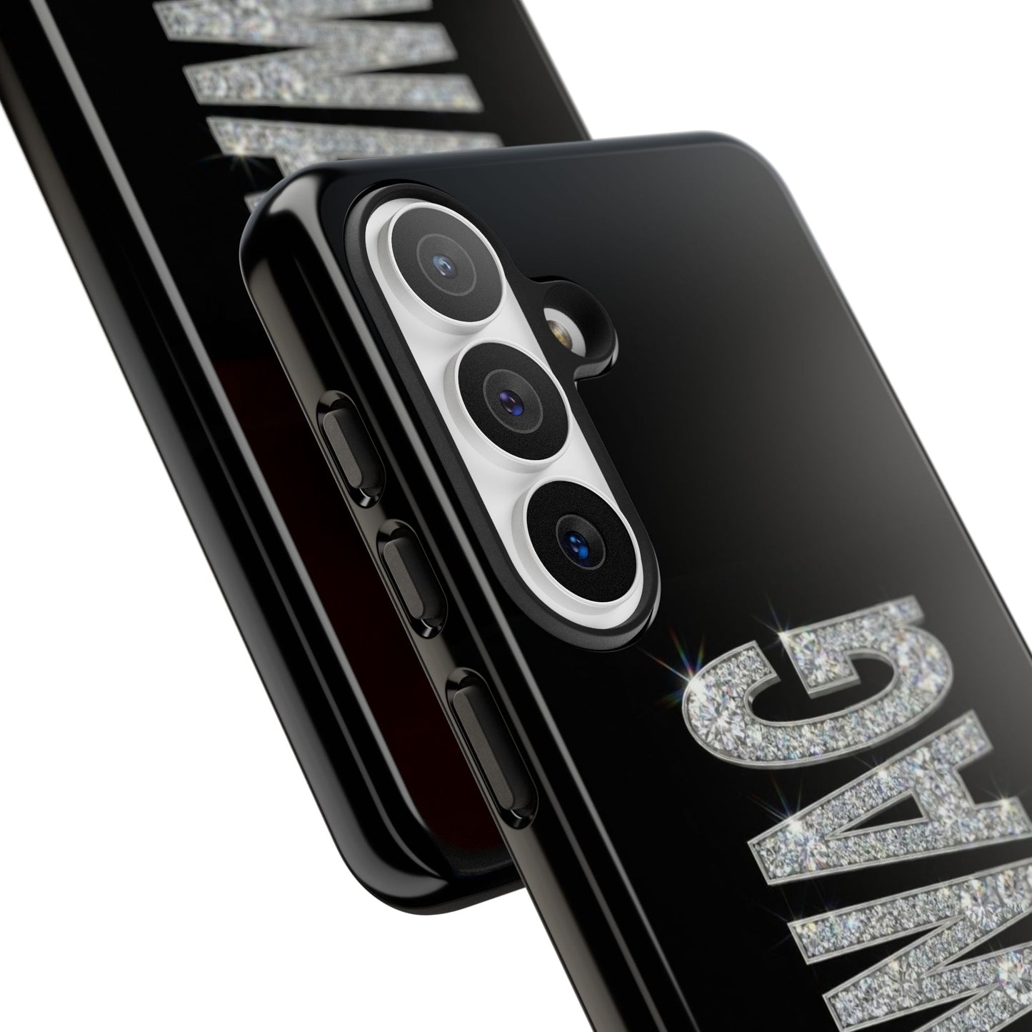 “#SWAG” Black Bling Tough Case