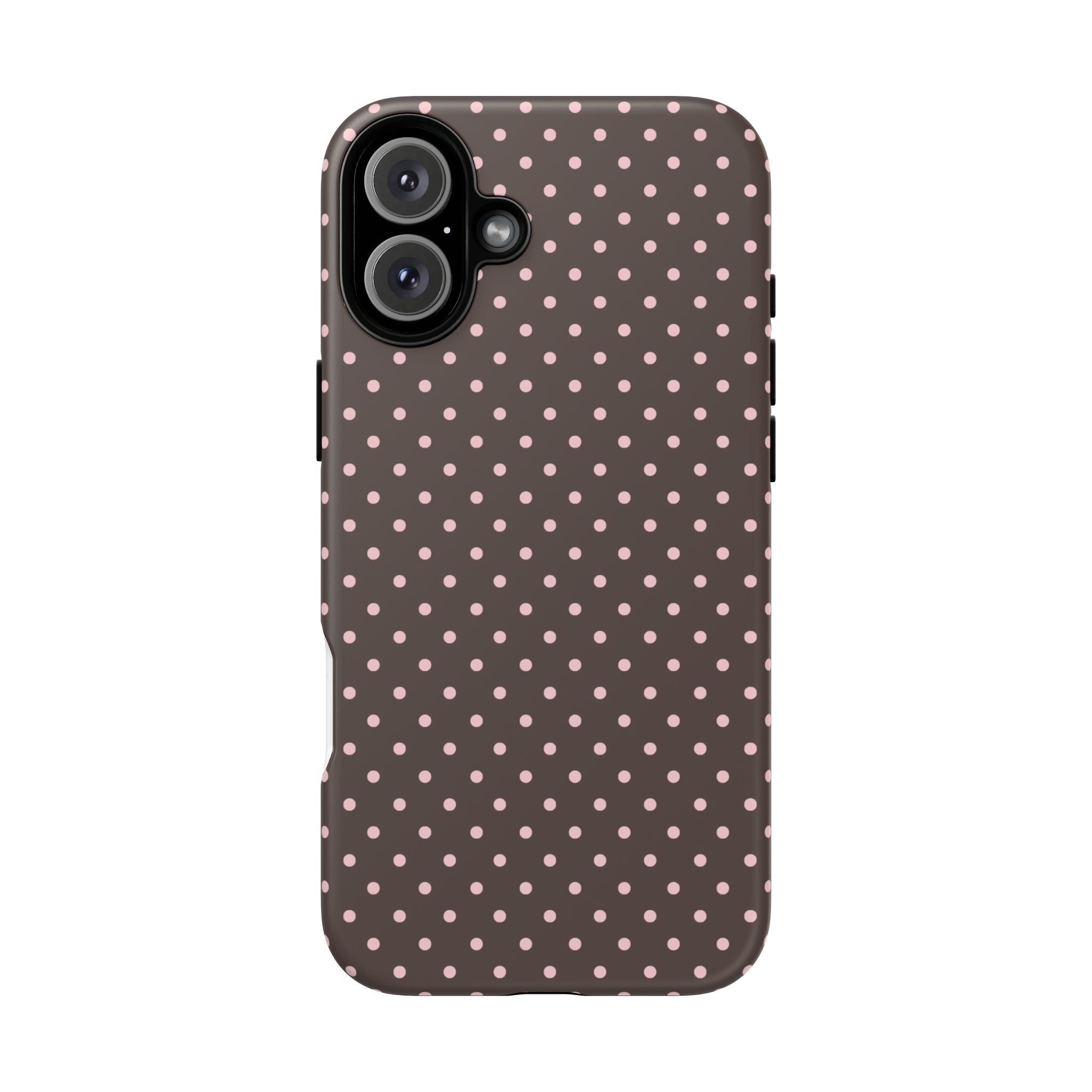 Brown Polka Phone Case