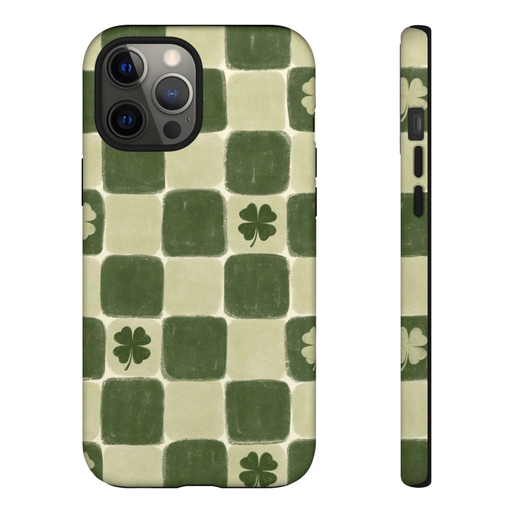 Clover Checker Tough Phone Case