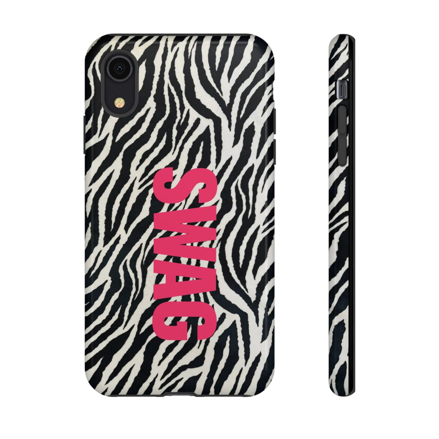 Zebra Print  "SWAG" Tough Case