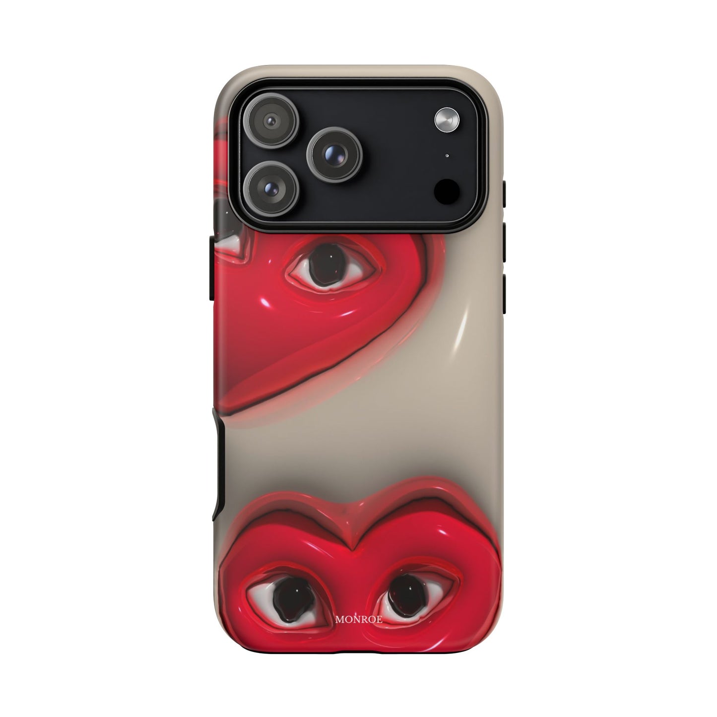 Red Heart Eyes Tough Case