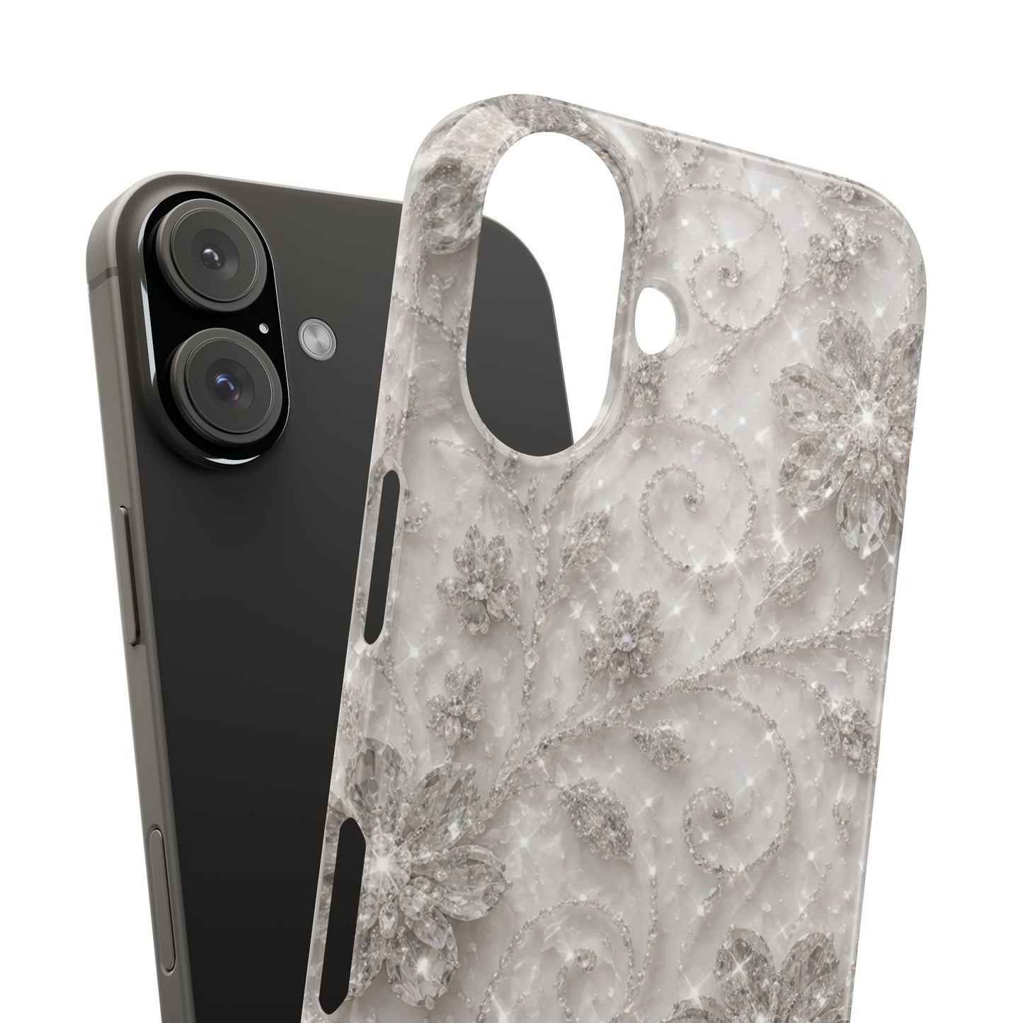 Glittery Floral Case