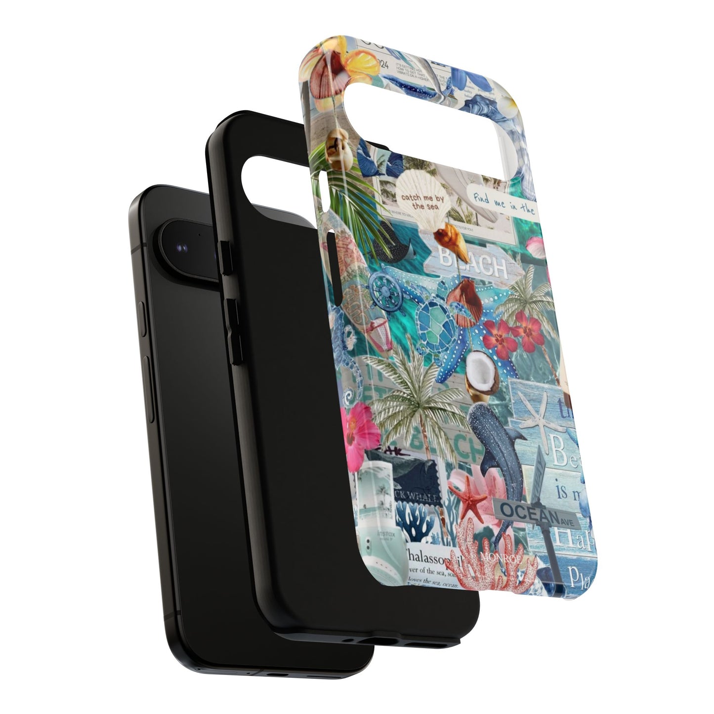Tropical Beach Collage Tough Case