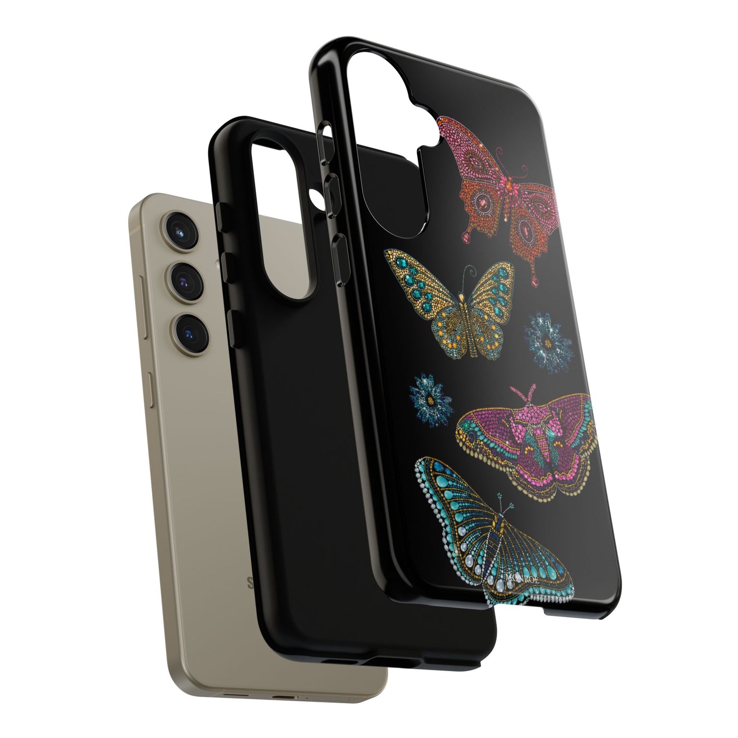 Butterfly Beaded Tough Case