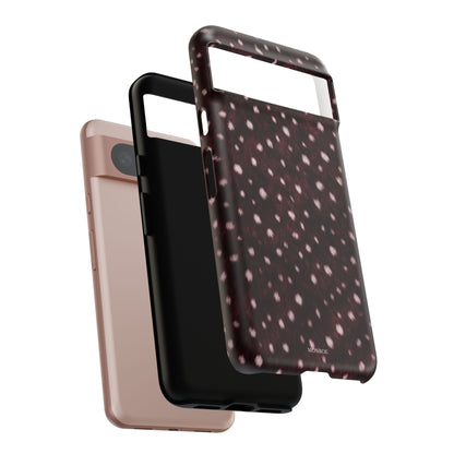 Burgundy Spotted Fur Tough Case