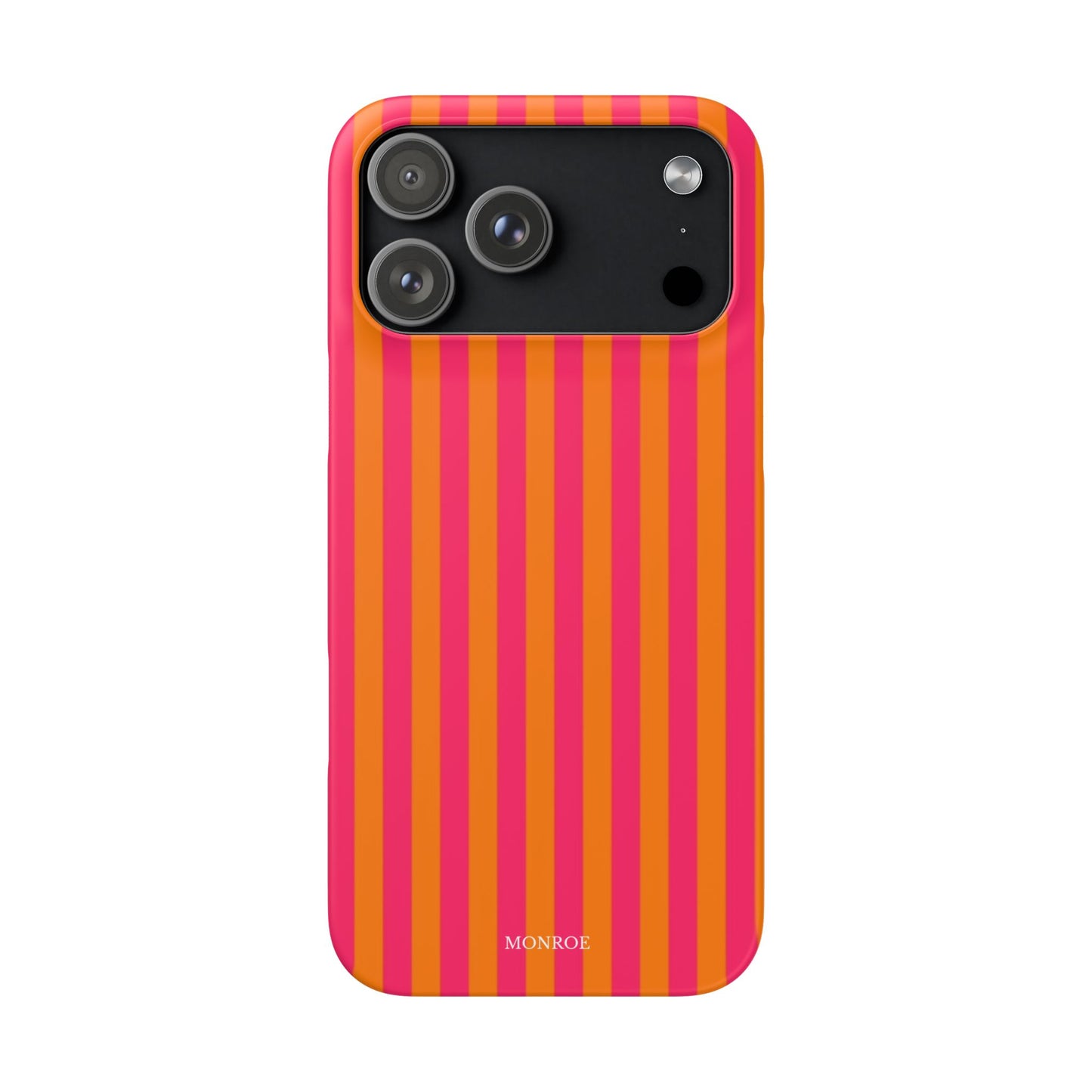 Striped Orange & Pink Case