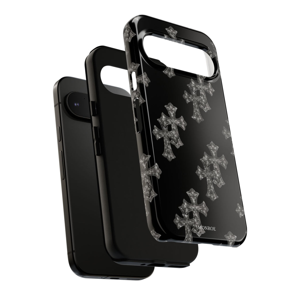 Black Crystal Cross Tough Case