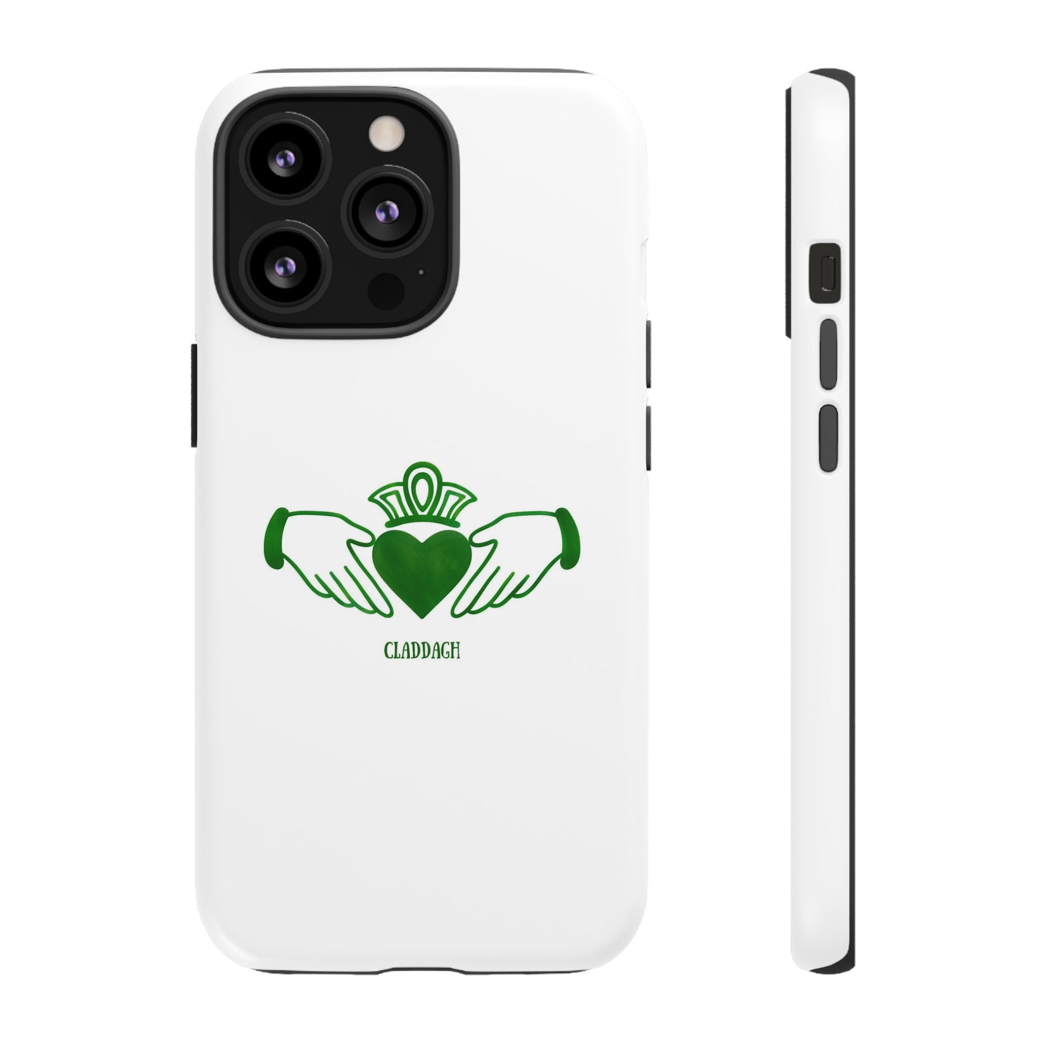 Irish Claddagh Symbol Green Tough Case