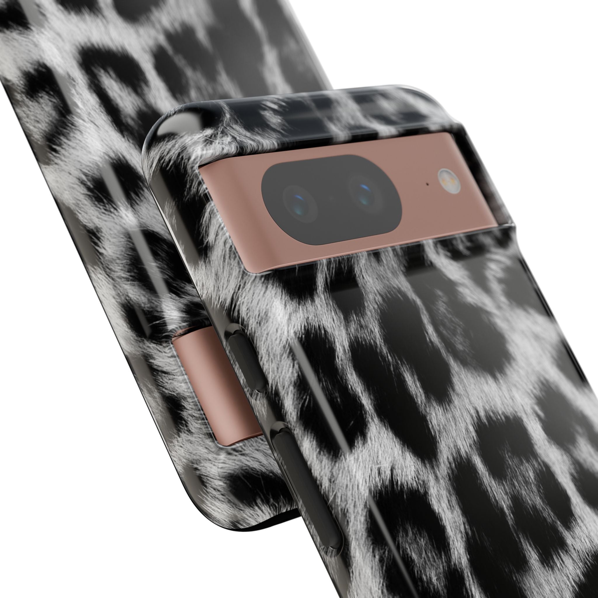 B&W Leopard Phone Case