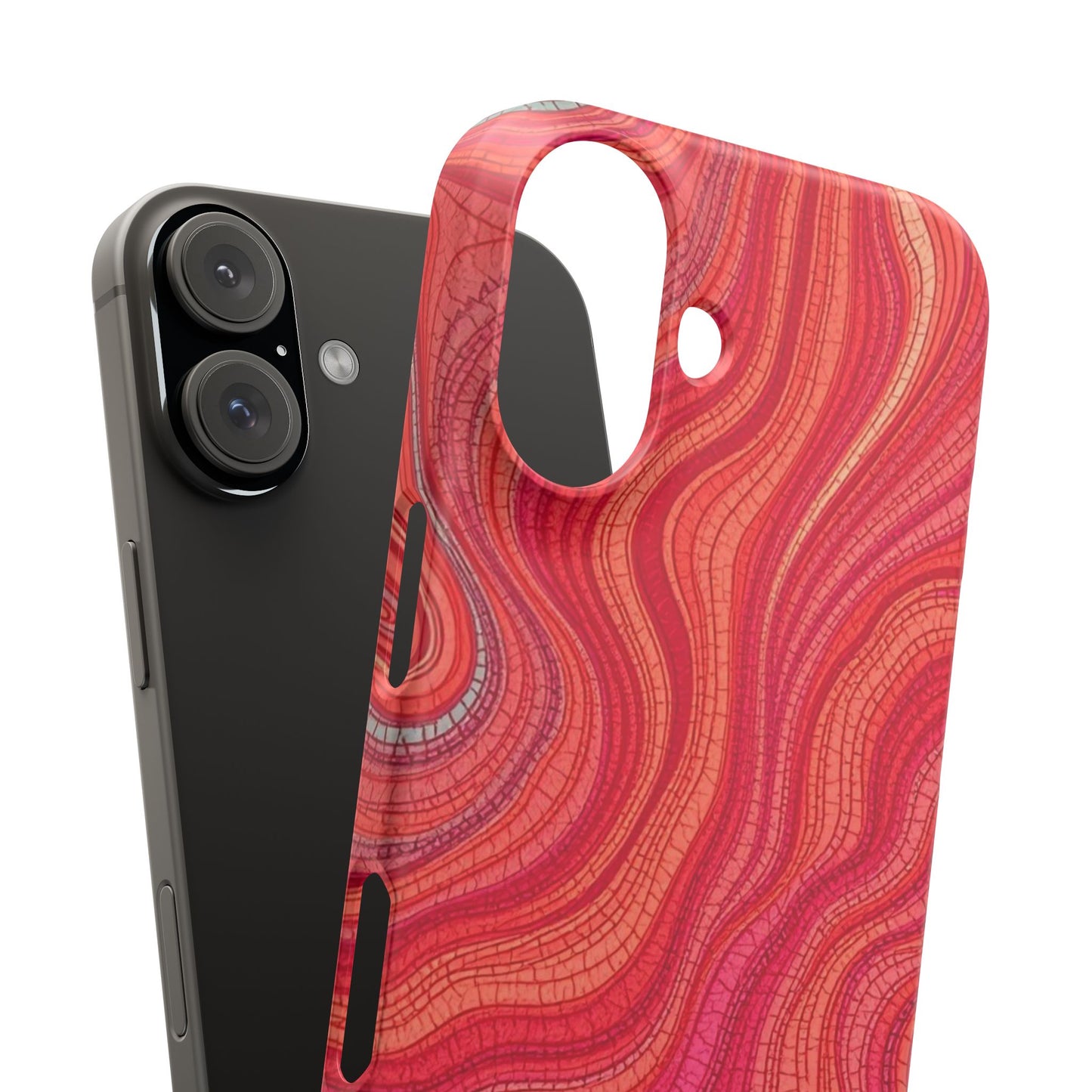 Retro Wavy Red Case