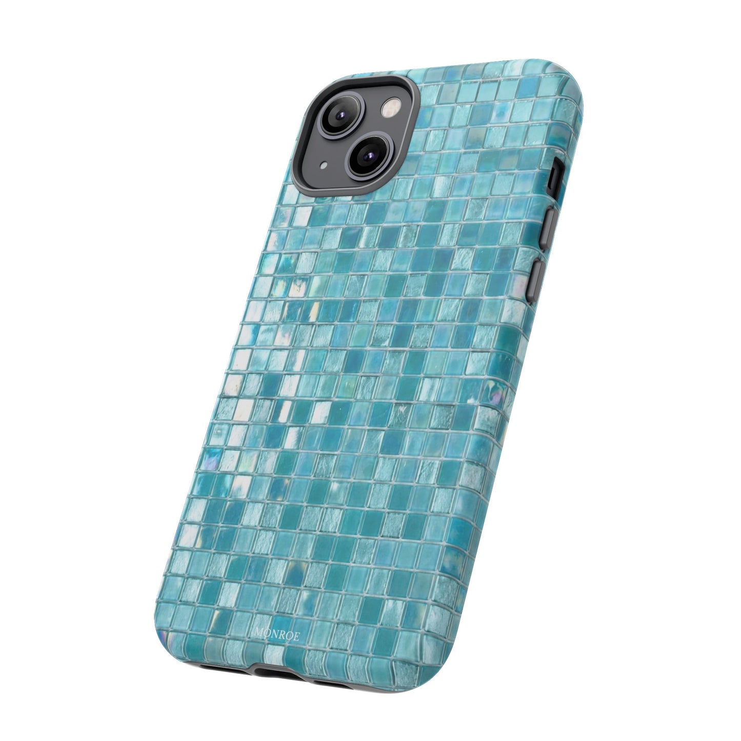 Hot Blue Mosaic Tile Tough Case