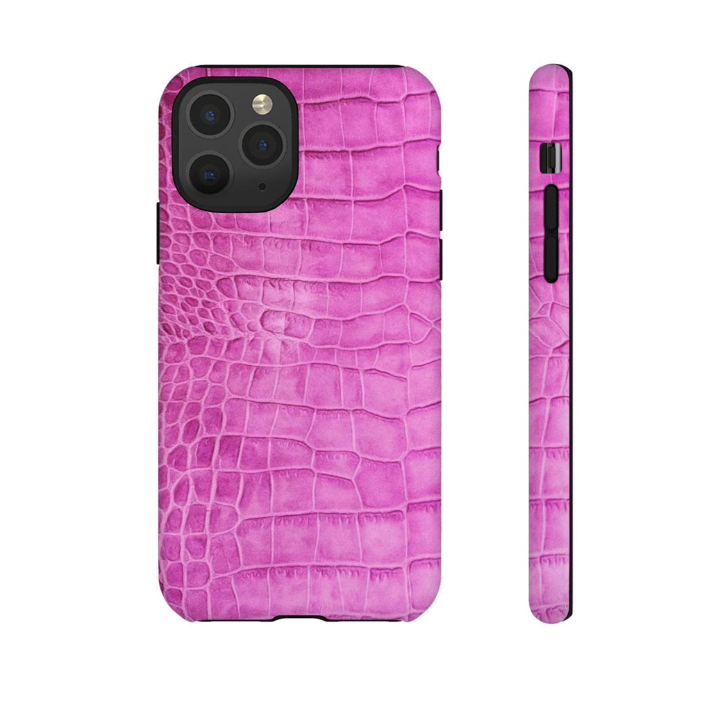 Purple Croc Phone Case