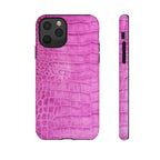Purple Croc Phone Case
