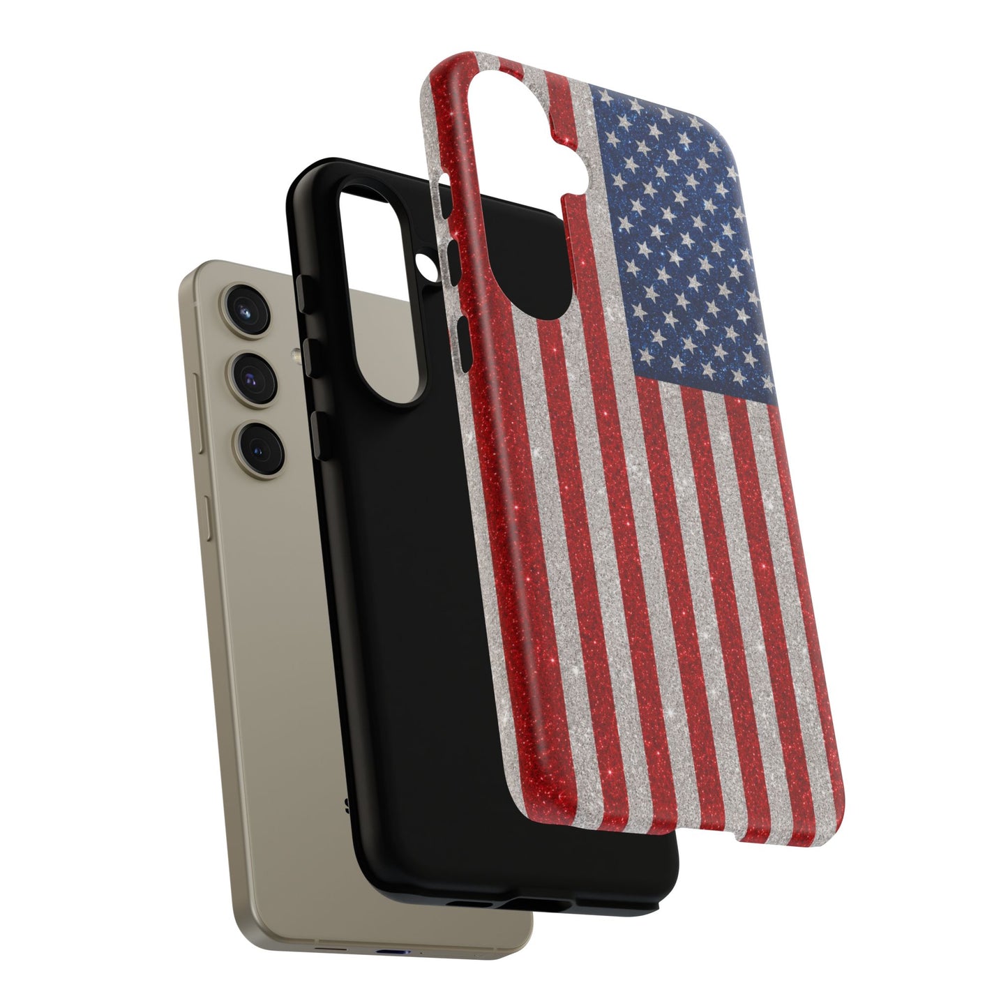 America Glitter Tough Case