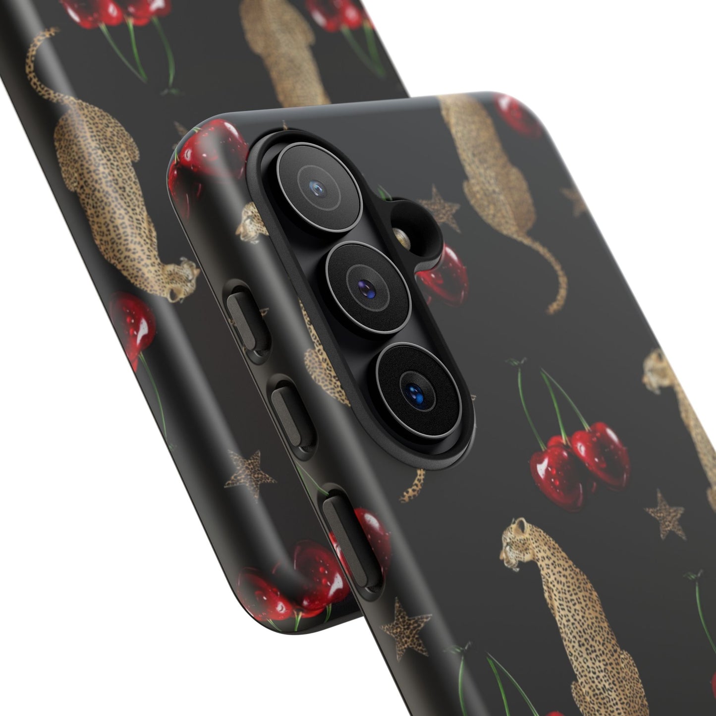 Leopard & Cherry Tough Case