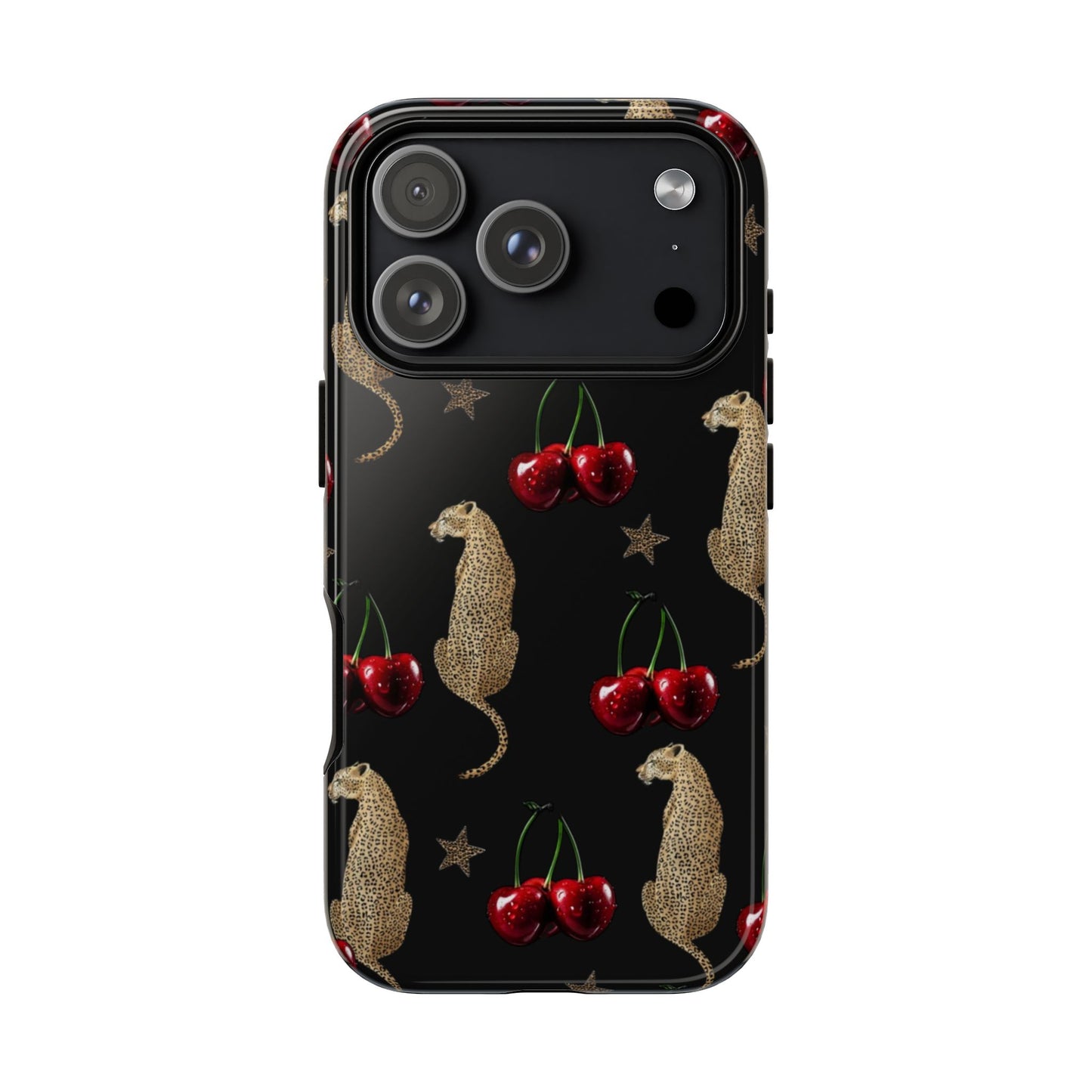 Leopard & Cherry Tough Case