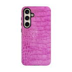 Purple Croc Phone Case