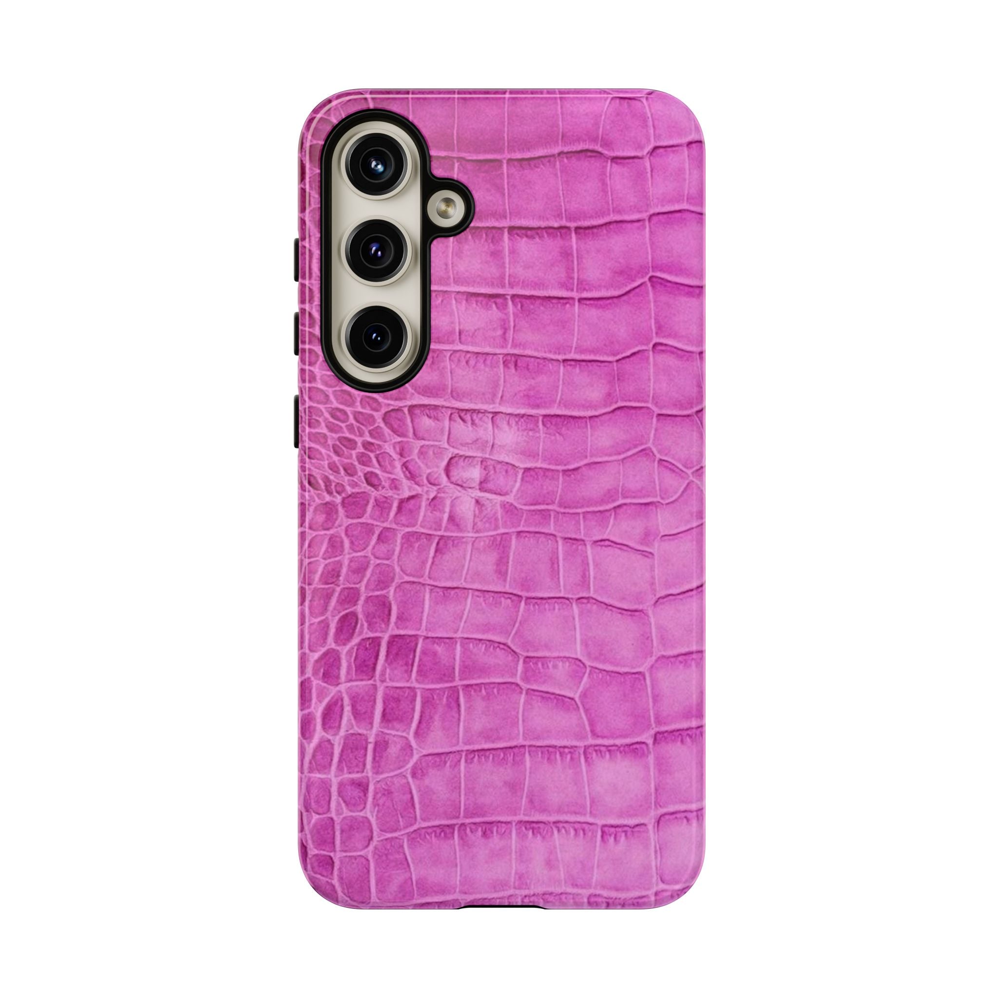 Purple Croc Phone Case
