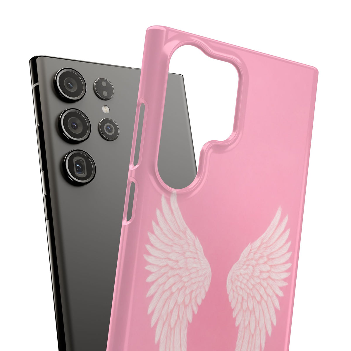 Pink Angel Wings Case