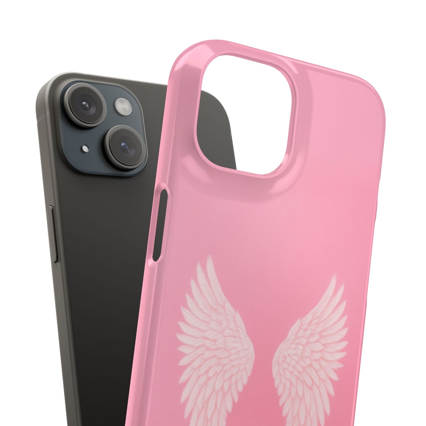 Pink Angel Wings Case