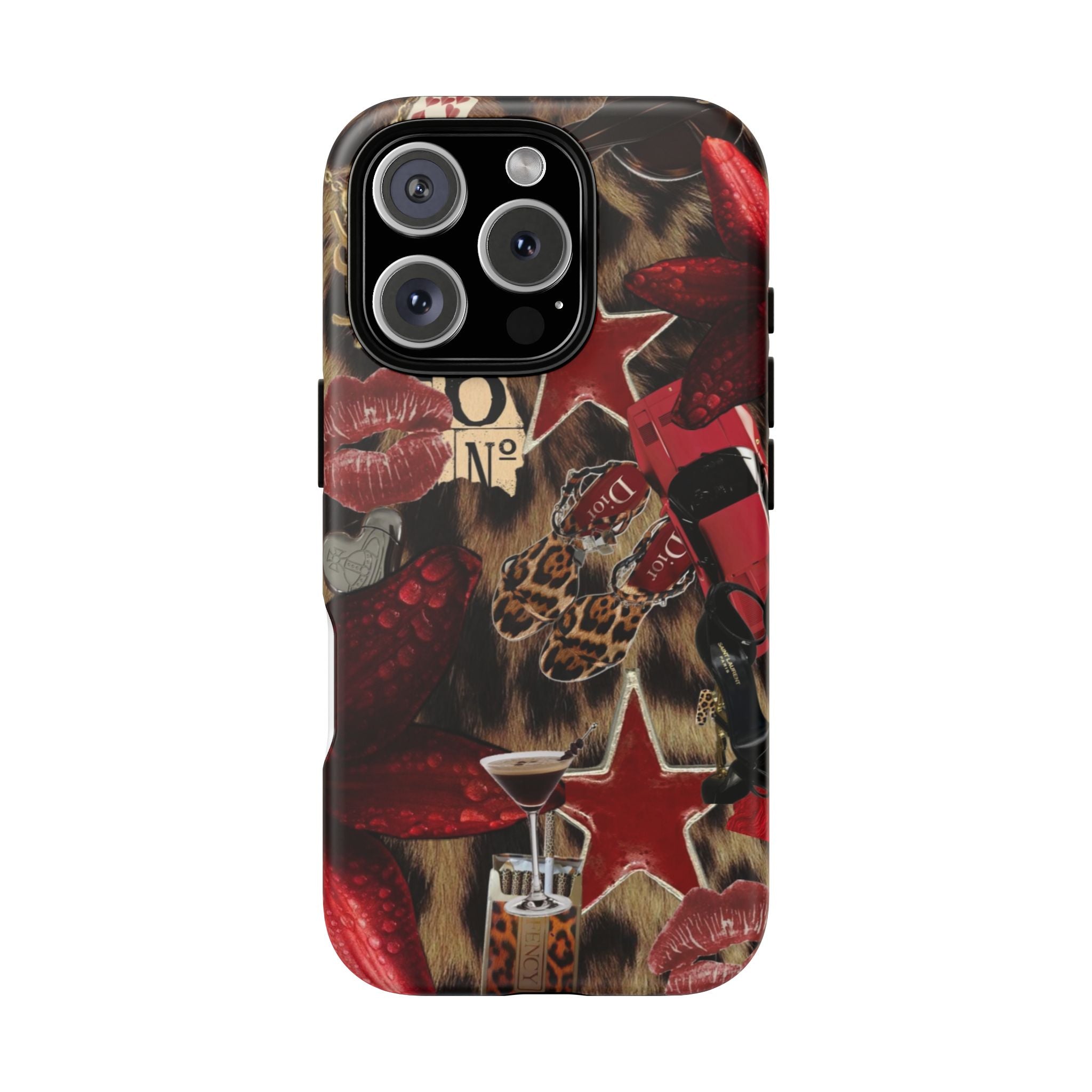 Cheetah Red Phone Case