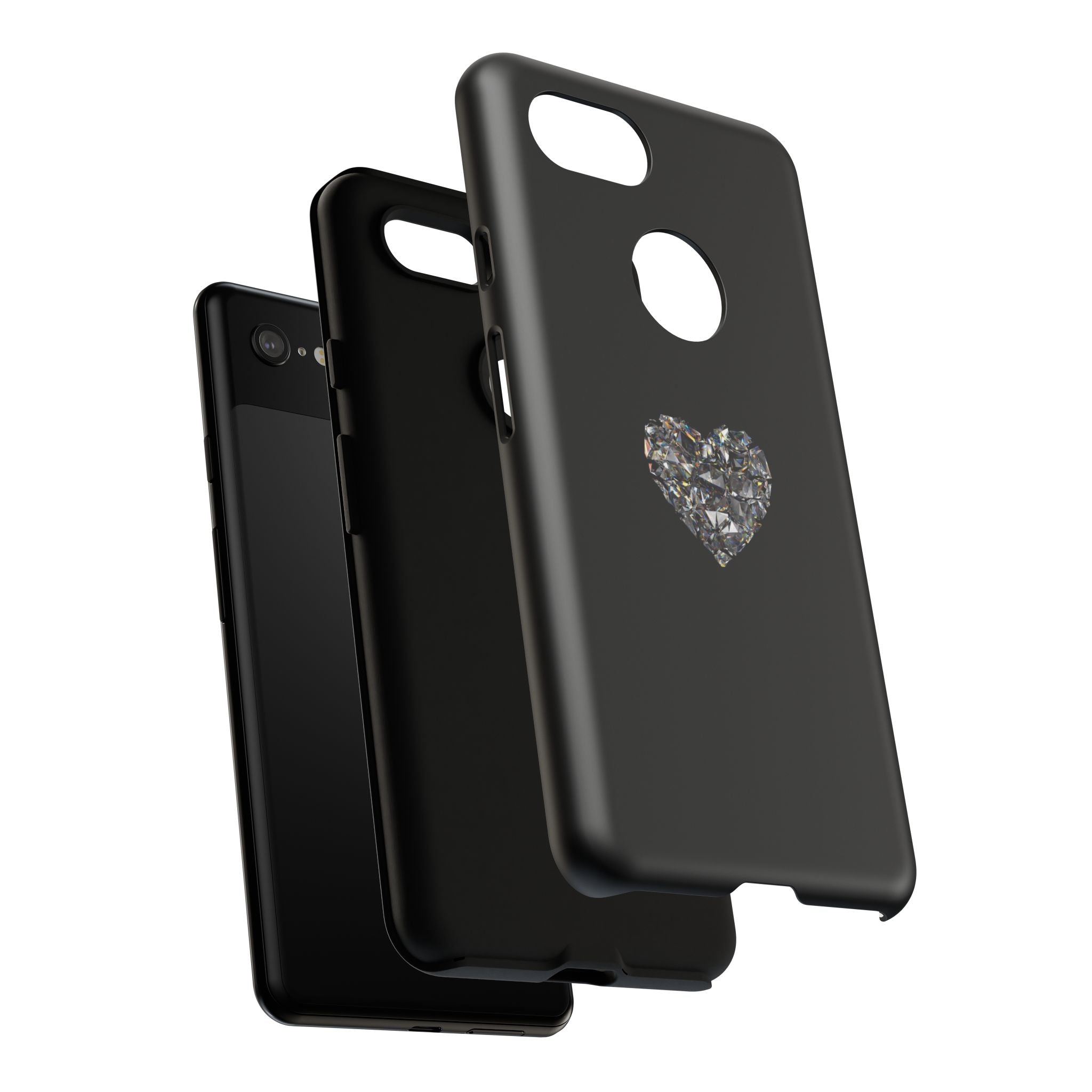 Crystal Heart Phone Case