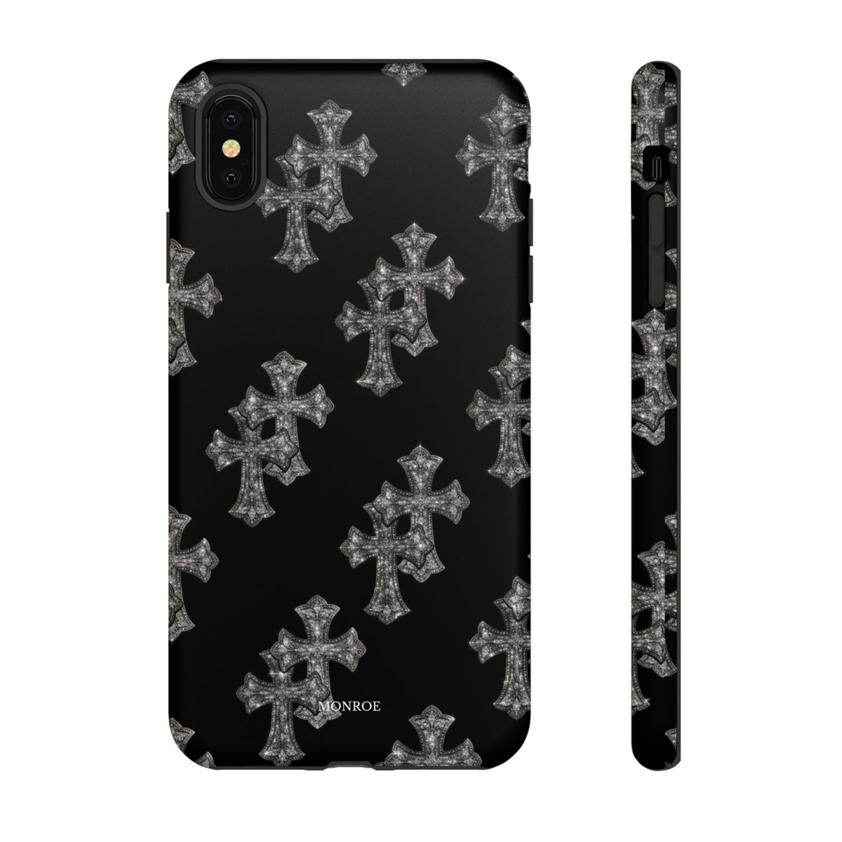 Black Crystal Cross Tough Case
