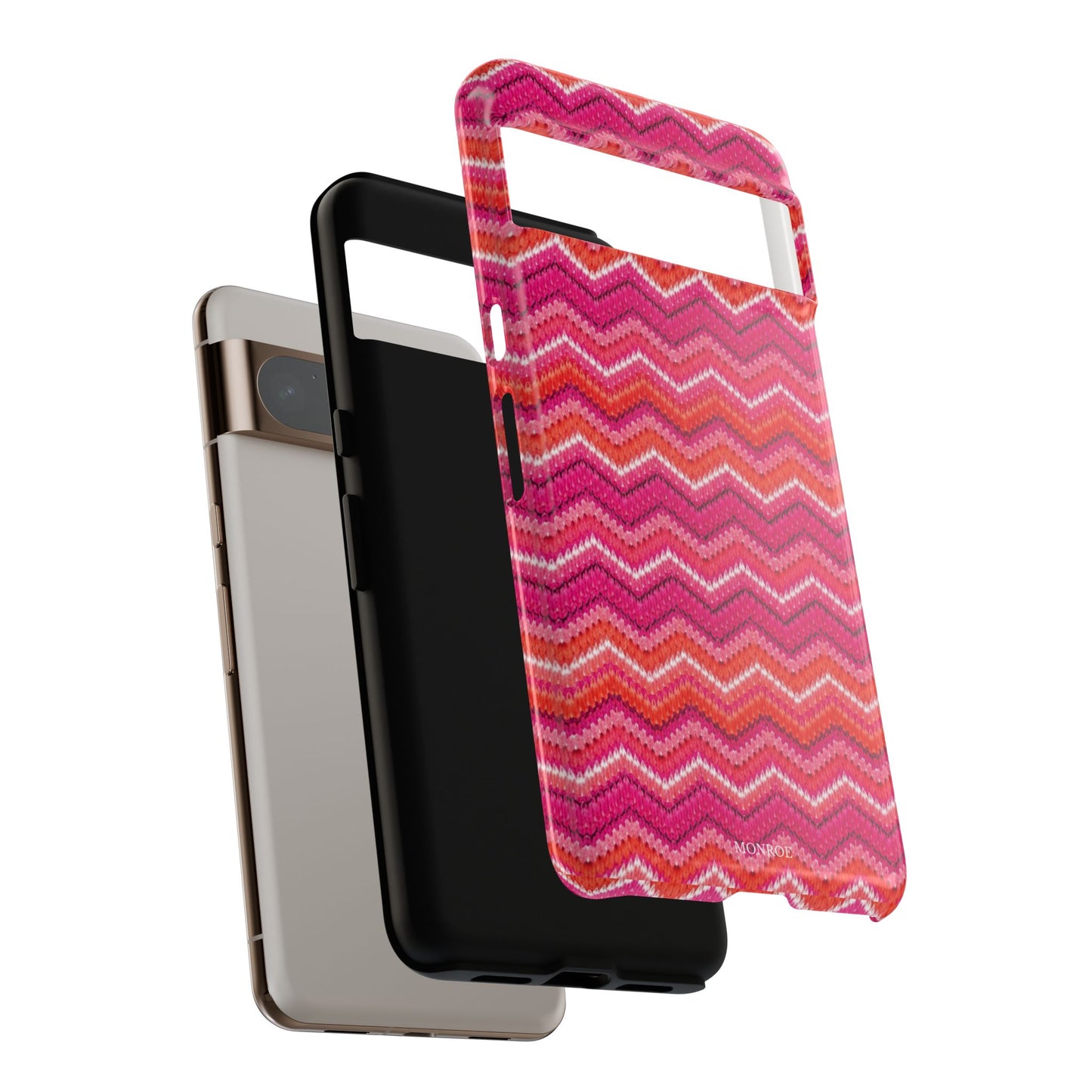 Pink Zigzag Tough Case