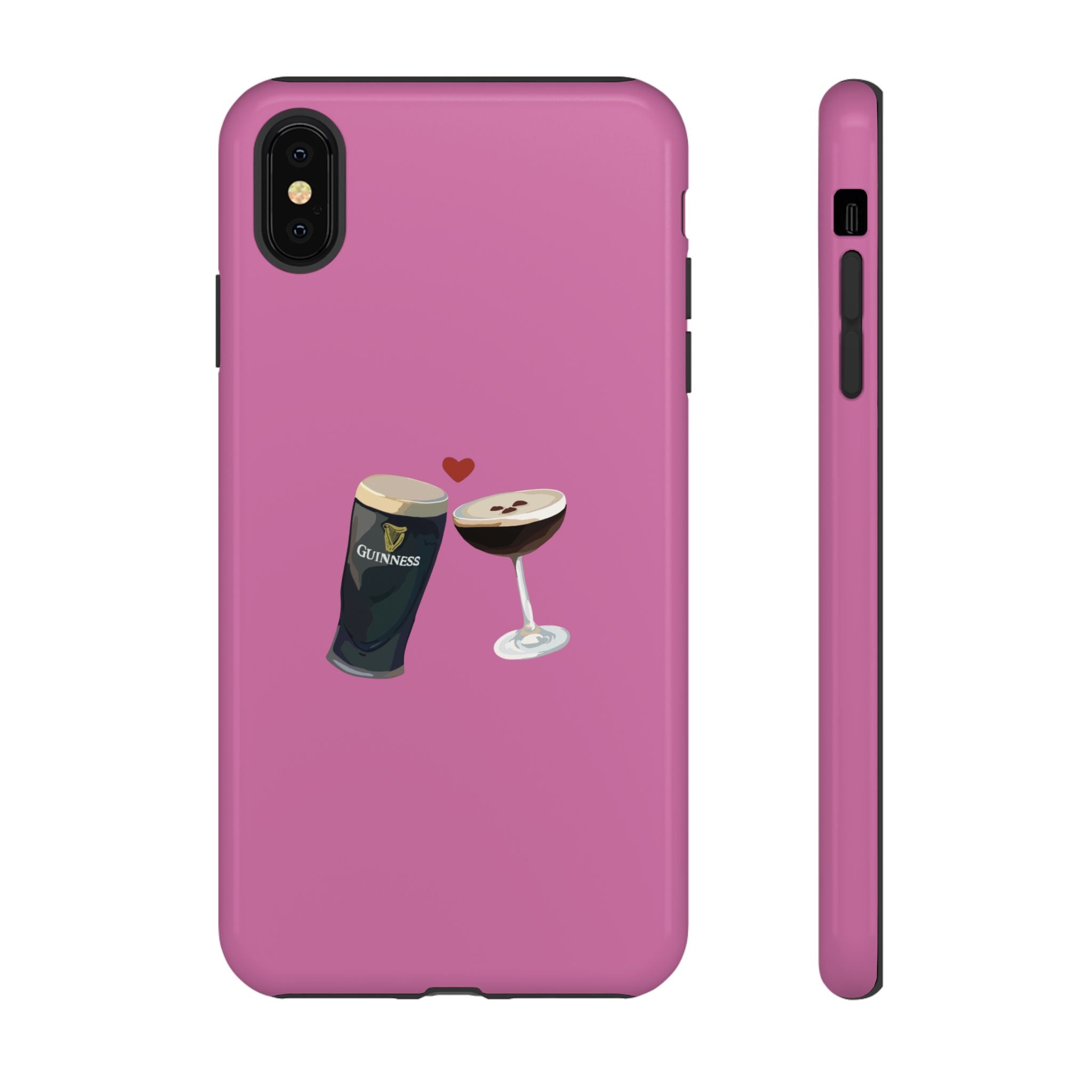 Pint & Wine Glass (Pink) Tough Case