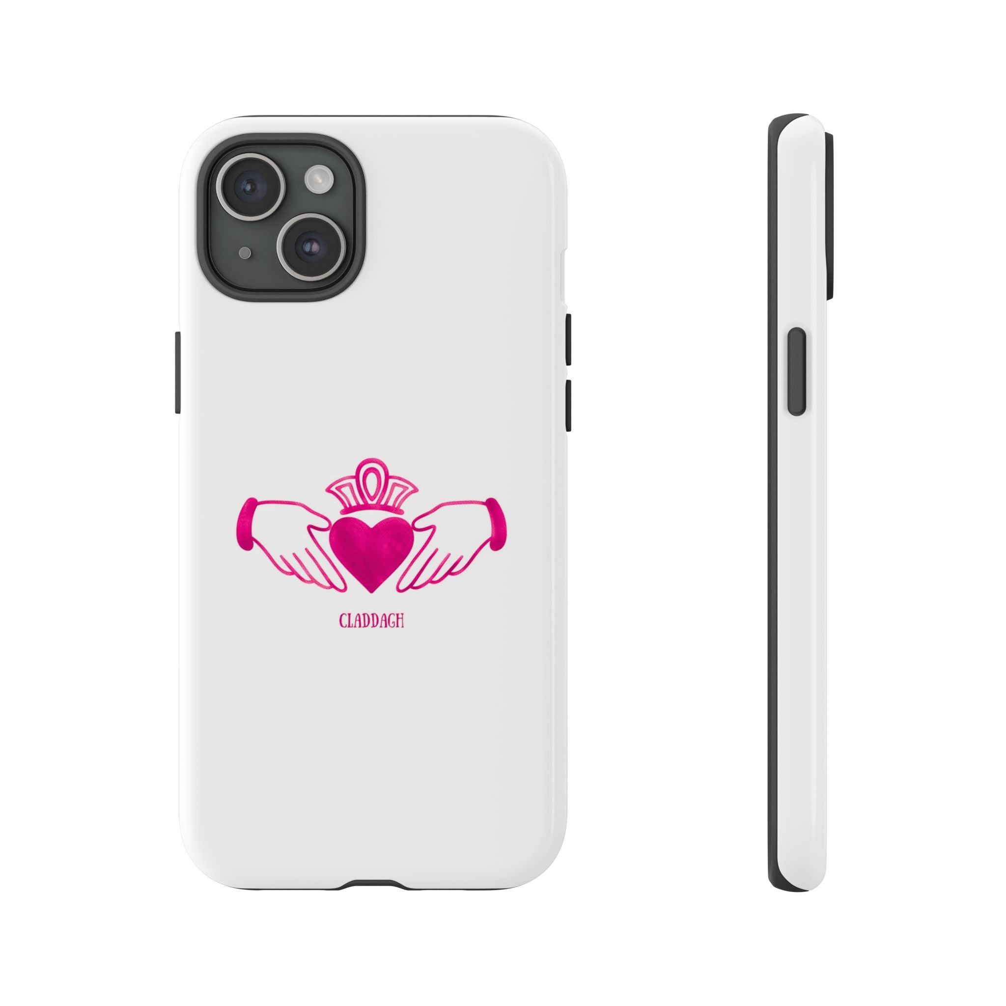 Pink Irish Claddagh Symbol Tough Phone Case