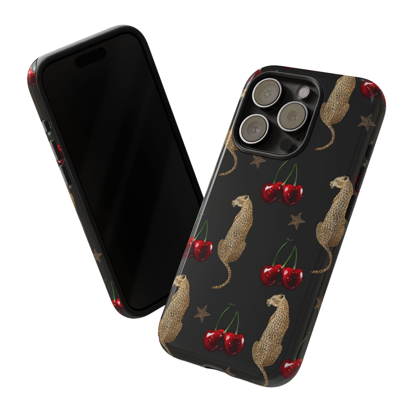 Leopard & Cherry Tough Case