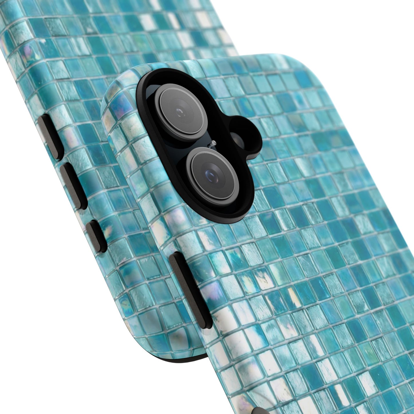 Hot Blue Mosaic Tile Tough Case