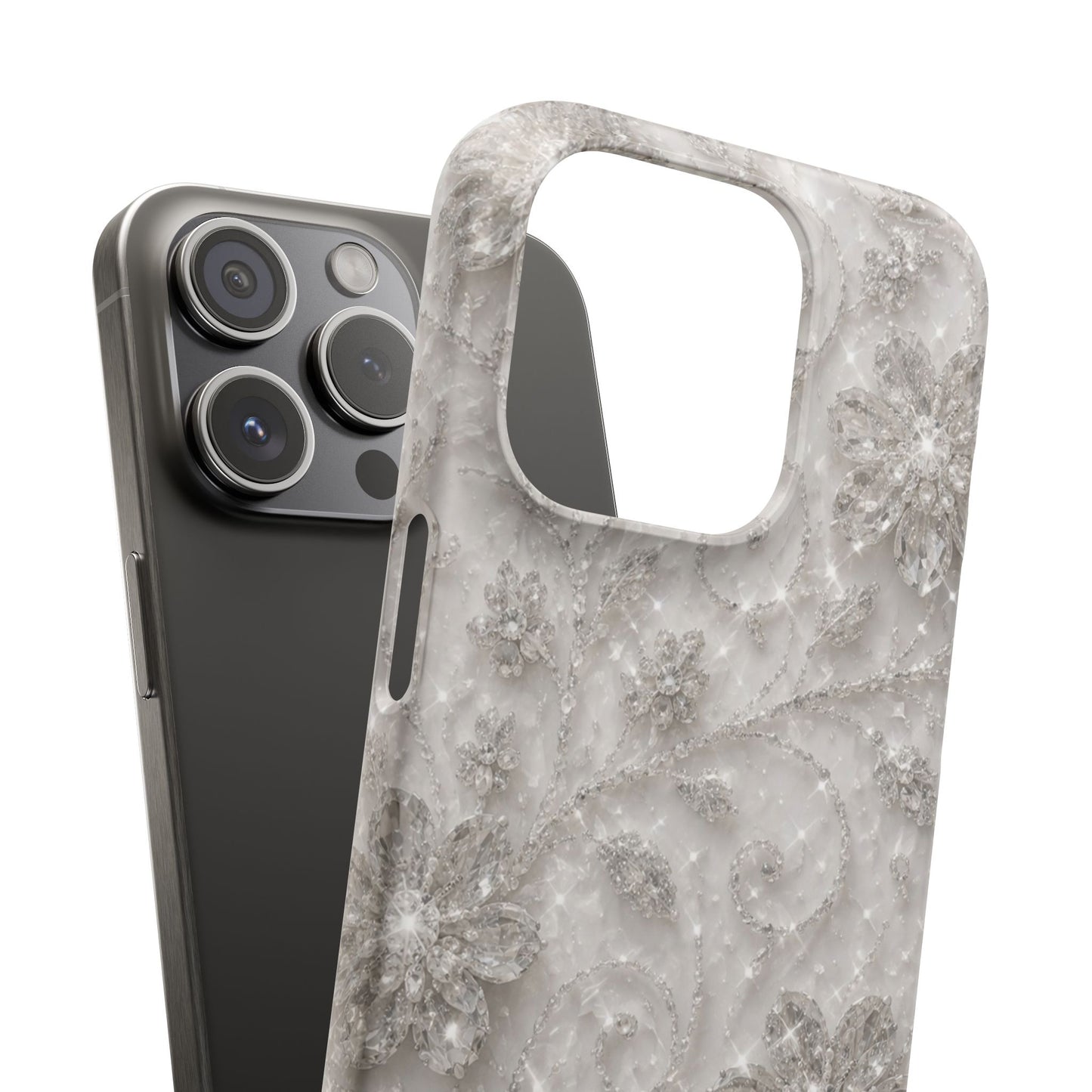Glittery Floral Case