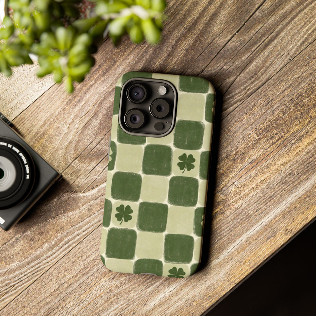 Clover Checker Tough Phone Case