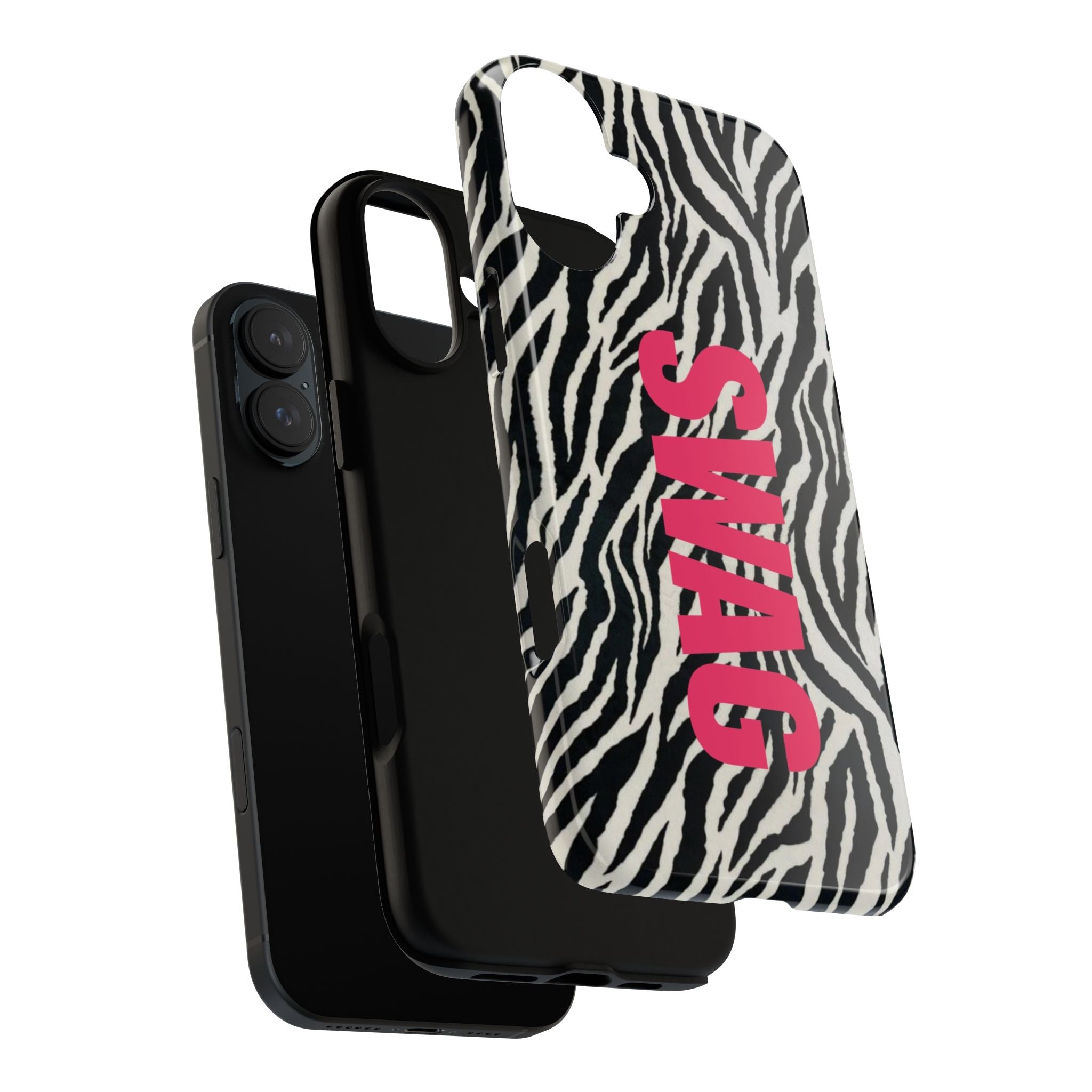 'SWAG' Zebra Print Tough Case