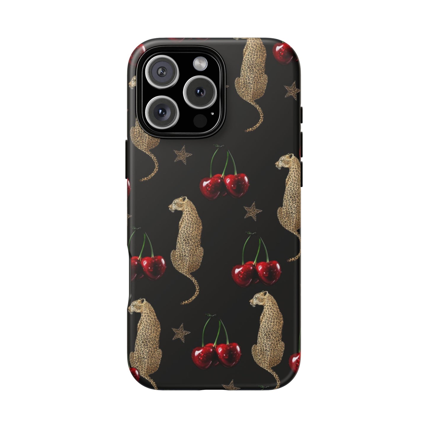 Leopard & Cherry Tough Case
