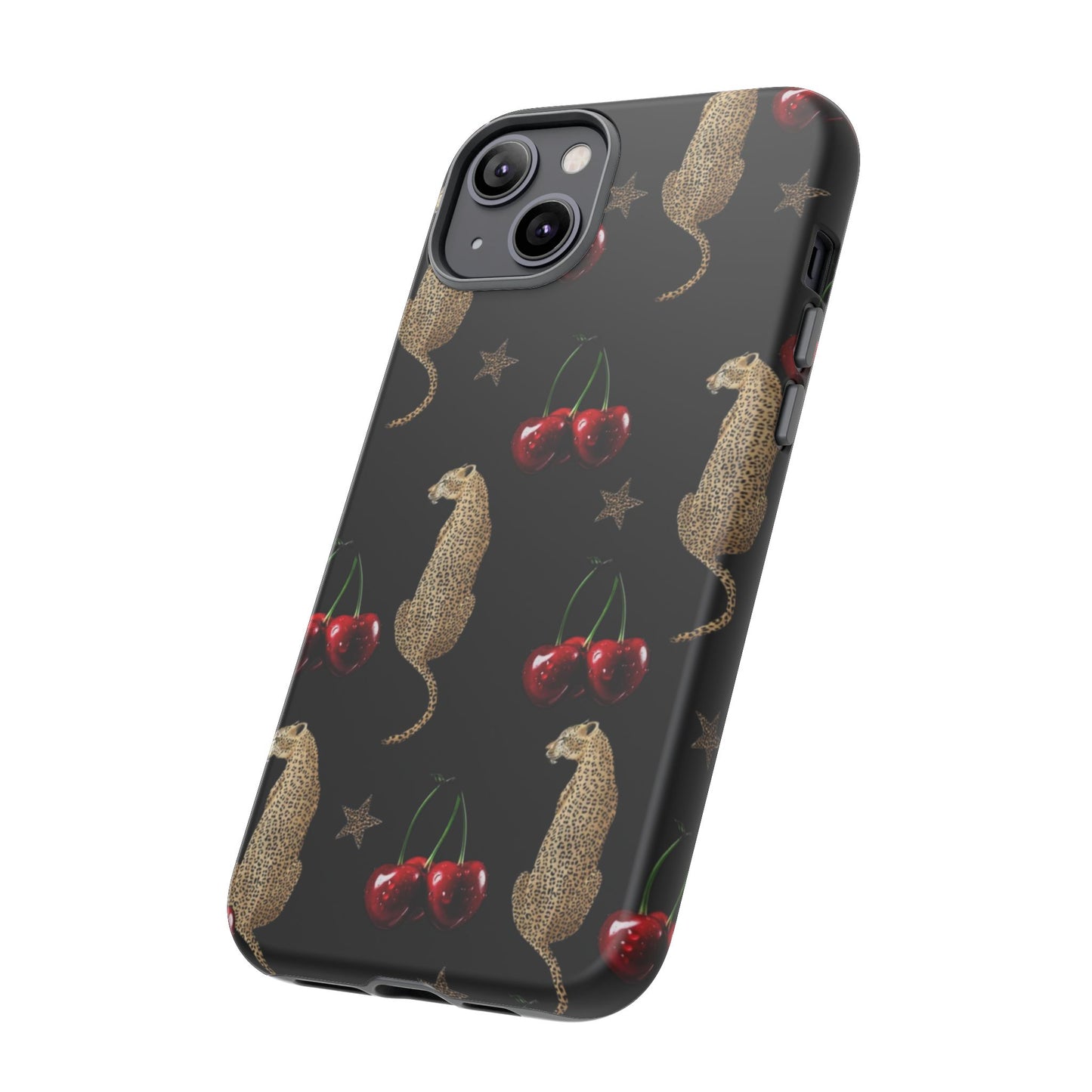 Leopard & Cherry Tough Case