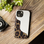 Half Cheetah Print Phone Case