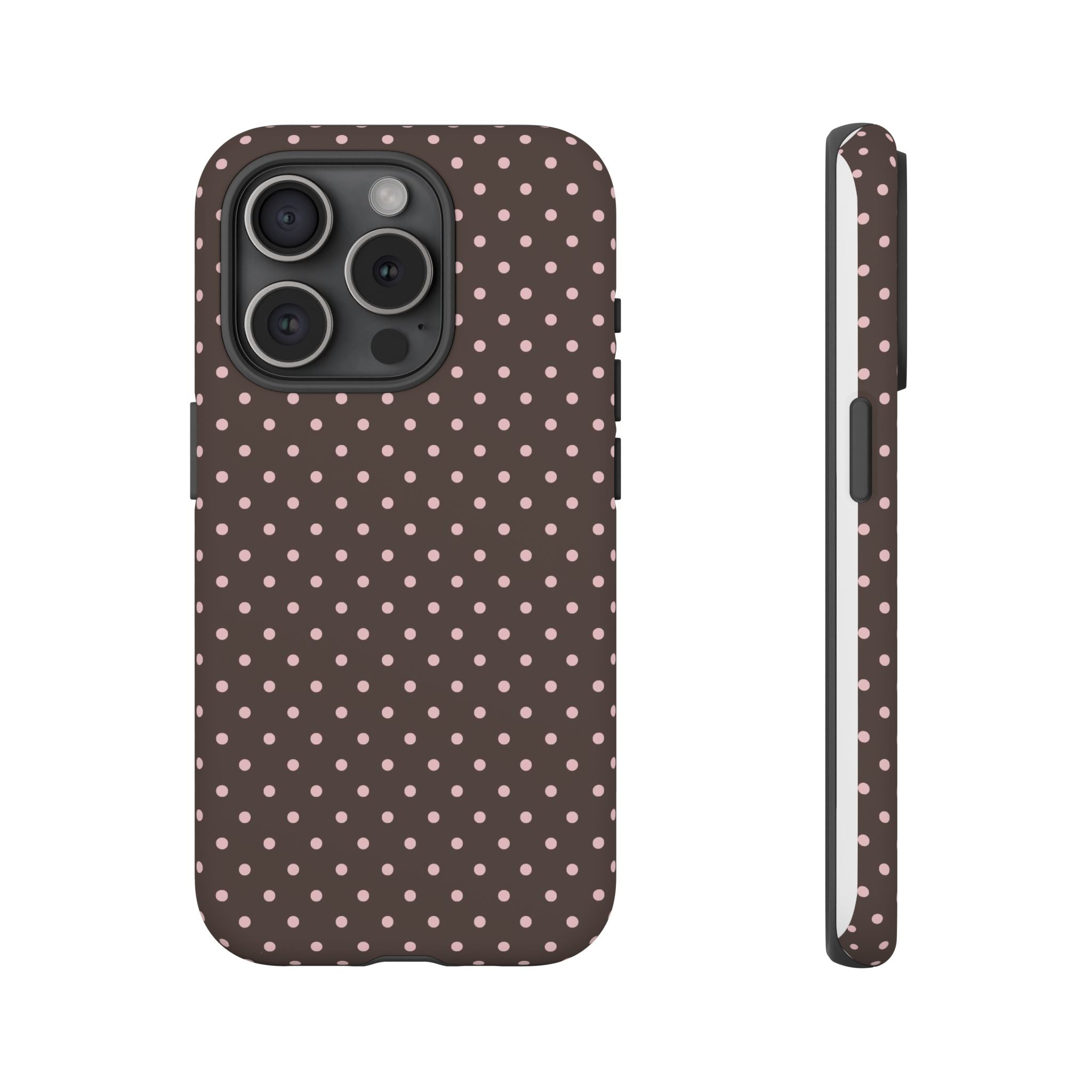 Brown Polka Phone Case