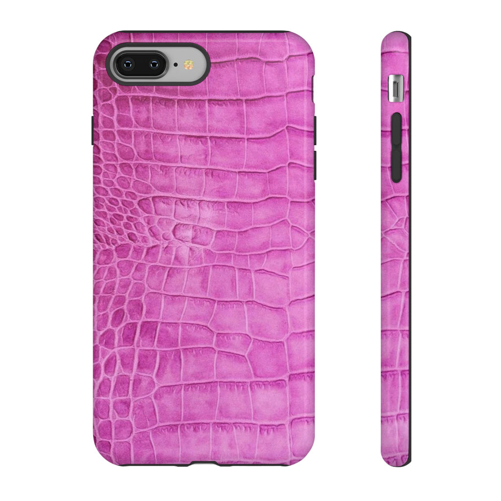 Purple Croc Phone Case
