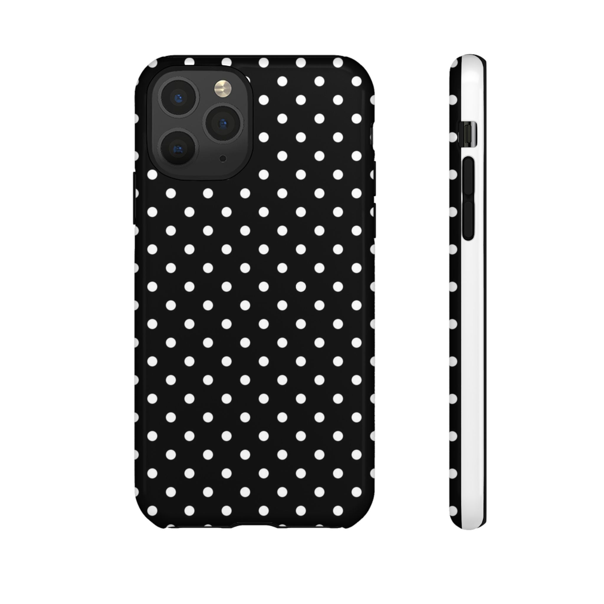 Black Polka Dot Phone Case